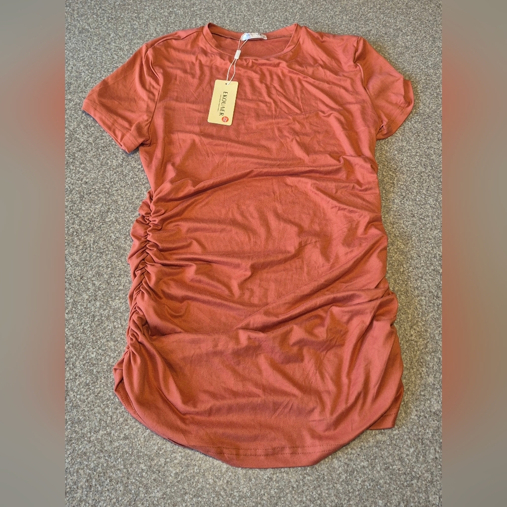 Nwt Womens Ekouver Maternity Shirt Size Medium